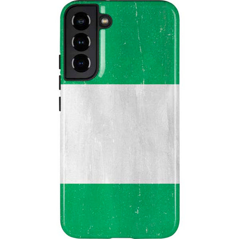 Nigeria Flag Distressed Galaxy S22 Plus Pro Case
